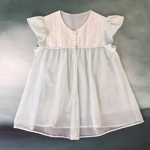 Vintage 1960s  Rovel Pajama Babydoll Top